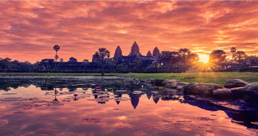 Magnificient Angkor Wat Sunrise