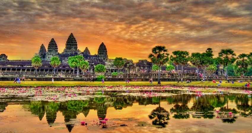 Magnificient Angkor Wat Sunrise